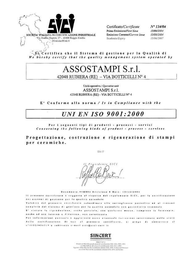 Certificato